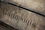 champagne vin cave chai caisse bois - Fine Art prints