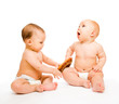 Babies with roll