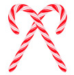 Zwei leckere Zuckerstangen