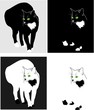 cats silhouettes cats silhouettes