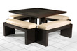 Mesa comedor oriental