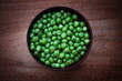 A bowl of fresh peas