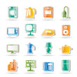 home equipment icons - vector icon set home equipment icons - vector icon set