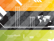 abstract background vector graphics created with technology