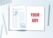 Advertising page presentation format. Advertising page presentation format.