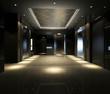 rendering modern corridor rendering modern corridor