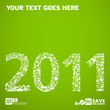 2011 made from ecology symbols - sustainable development concept