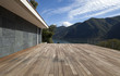 grande terrazza vuota