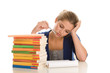 Female student thinking Female student thinking