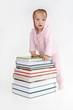 Infant and books