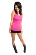 attractive young hispanic woman