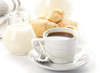 Cup of fragrant coffee on a morning paper business news Cup of fragrant coffee on a morning paper business news