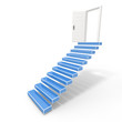 Open door into the success