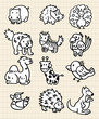 cute cartoon animal cute cartoon animal