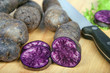 Foto: Vitelotte - blaue Kartoffel Vitelotte - blaue Kartoffel
