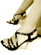 High Heel Shoes. Model Released