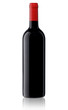 Isolated red wine bottle Isolated red wine bottle