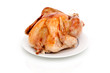 Photo: Whole turkey on white background Whole turkey on white background