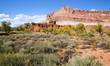 Capitol Reef National Park Mesa and Sky