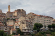 View of Corte, Corsica, France