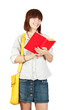 schoolgirl with book