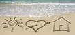cuore sole casa