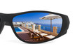 Resort reflection in sunglasses Resort reflection in sunglasses