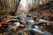 Autumn waterfall