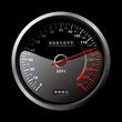 black speedometer