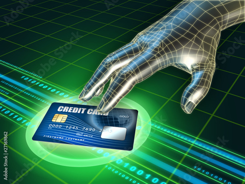 Illustration: Credit card stealing Credit card stealing