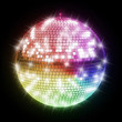 colorful disco ball