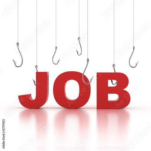 Illustration: job hunt 3d illustration job hunt 3d illustration