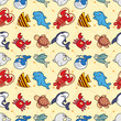 seamless fish pattern