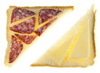 Sandwiches with cheese and a salami Sandwiches with cheese and a salami