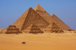 The Pyramids at Giza in Egypt The Pyramids at Giza in Egypt