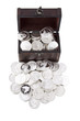 Case full of silver coins