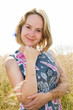 Portrait of happy woman outdoors Portrait of happy woman outdoors