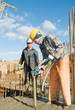 workers on concrete works