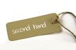 Second Hand Plakette