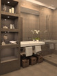 Bathroom interior.