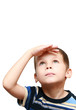 child looks up child looks up