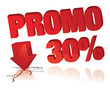 affiche promo 30%