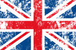 drapeau anglais usé
