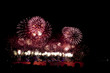 Feux d'artifices au dessus du lac d'Annecy