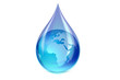 Goutte d'eau et la terre Goutte d'eau et la terre