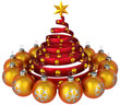 Christmas tree modern and stylized (Hi-Res)