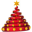 Modern Christmas tree abstract design (Hi-Res)