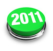 Round Green Button - 2011 New Year Round Green Button - 2011 New Year