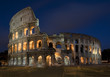 Roman Colosseum At Night