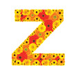 Flower Alphabet - Z